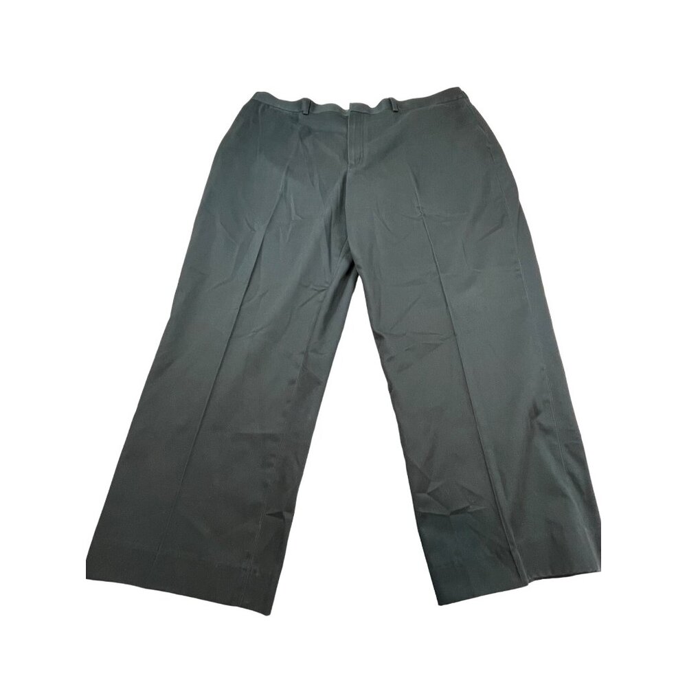 L.L.Bean Mens Natural Fit Cotton Pants Size W42 L29 Dark Gray